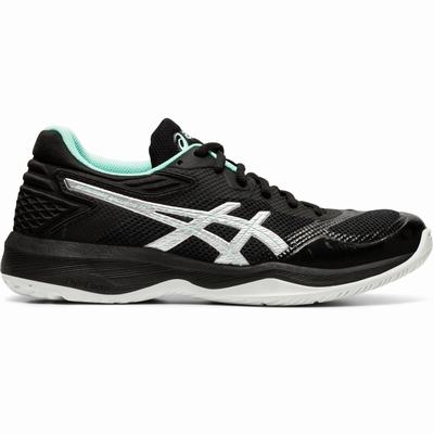 Asics Netburner Ballistic FF - Naisten Lentopallokengät - Mustat/Hopea